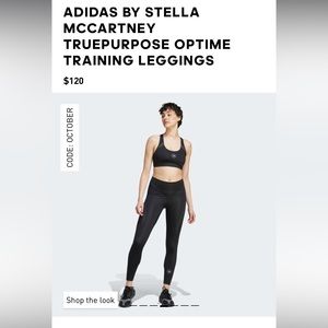 Adidas by Stella McCartney Legging Bra Set xs